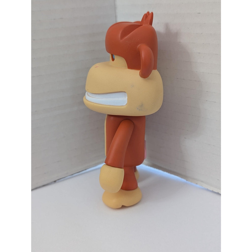 adFunture Workshop G3 Monkeybusiness Orange Vinyl Figure Blue Eyes Designer Toy 2002