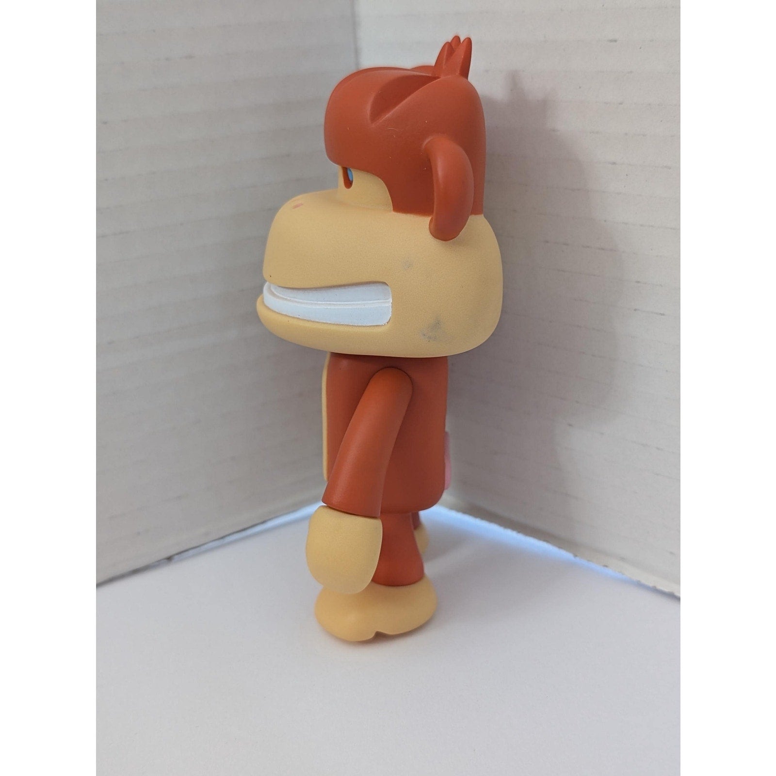 adFunture Workshop G3 Monkeybusiness Orange Vinyl Figure Blue Eyes Designer Toy 2002