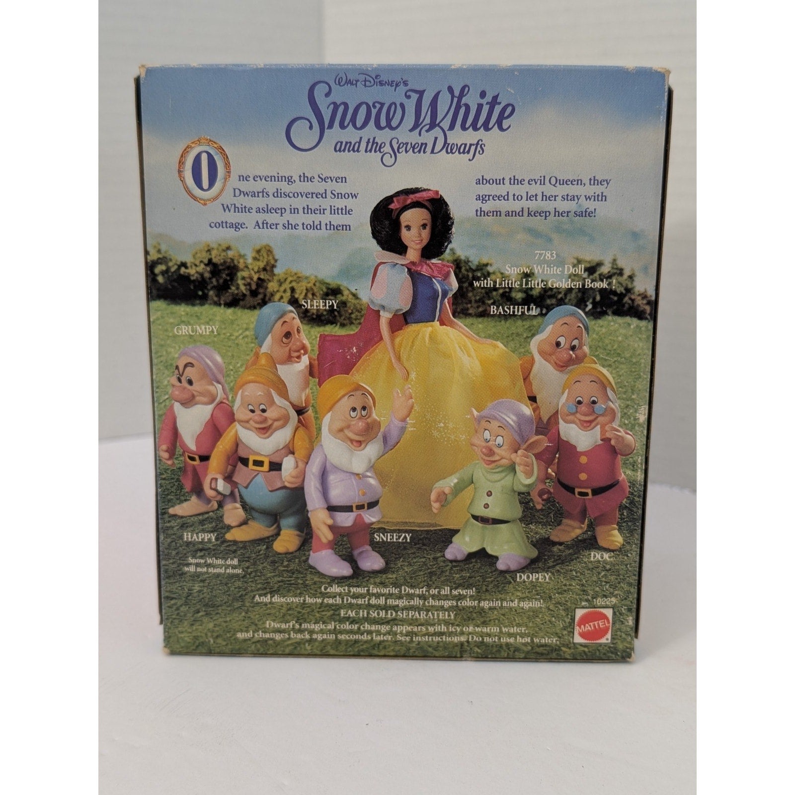 Figure Dopey 6" Mattel New 1992 Walt Disney's Snow White And The Seven Dwarfs