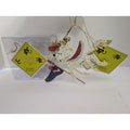 Silvestri Fanciful Flights Karen Rossi Prince Dog Ornament Hand Painted Metal
