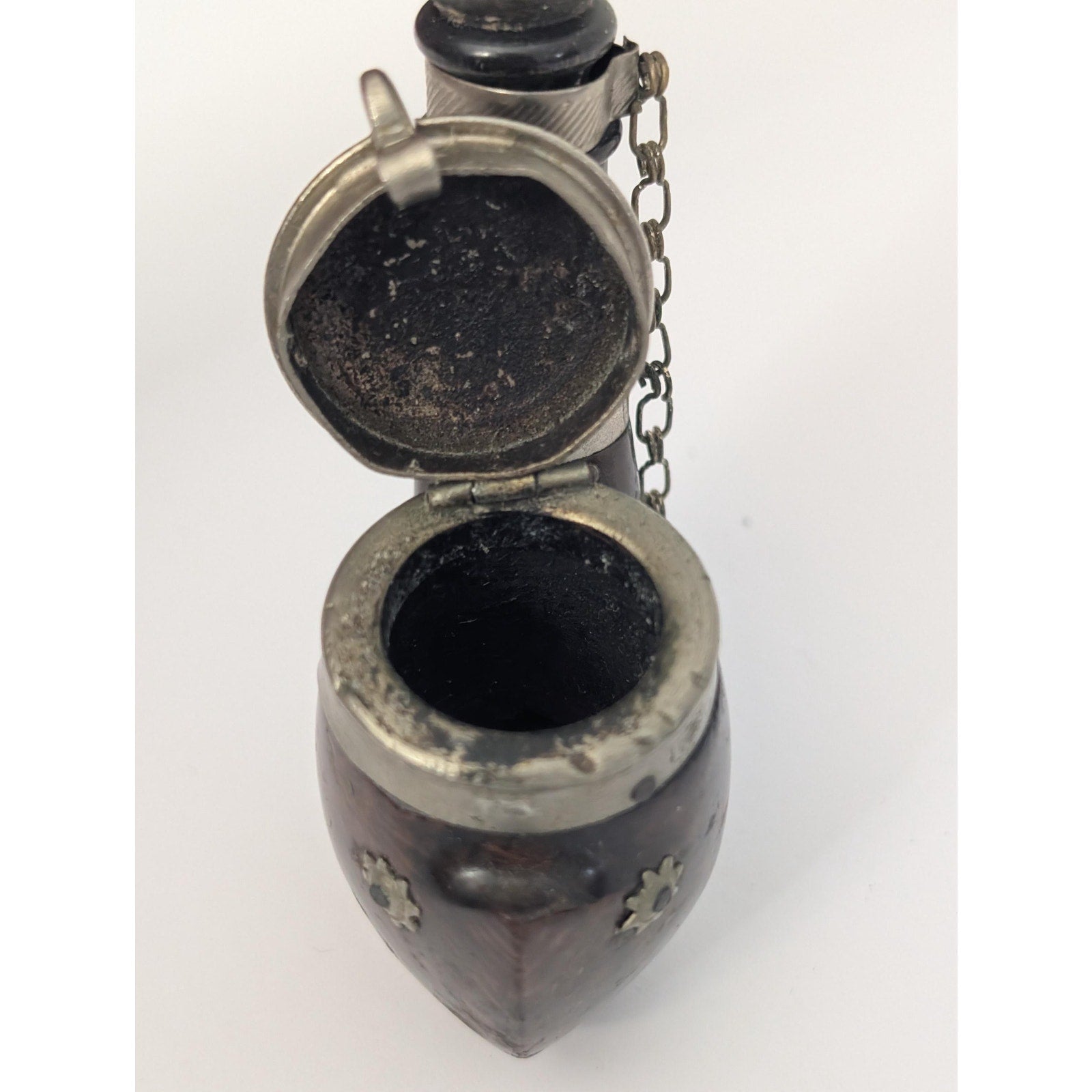 Vintage Bruyere Garantie Denmark Hunter Pipe København Royal Coat of Arms Wind Cap