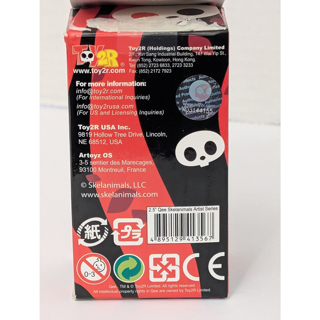 Skelanimals Artist Series 1 Marcy Monkey Qee Toy2R Hand Signed 42/50