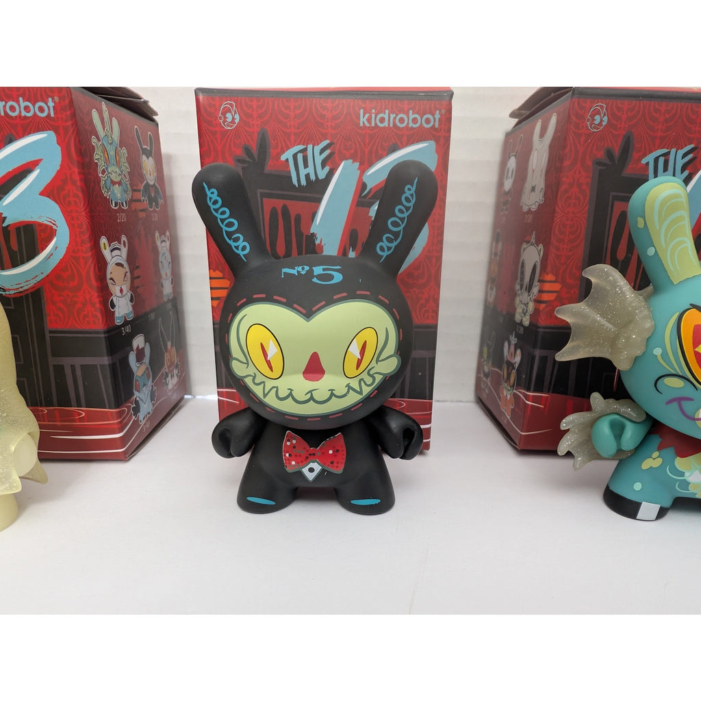 Kidrobot Brandt Peters "The 13" Dunny Series (2015) 5-Figure Collection