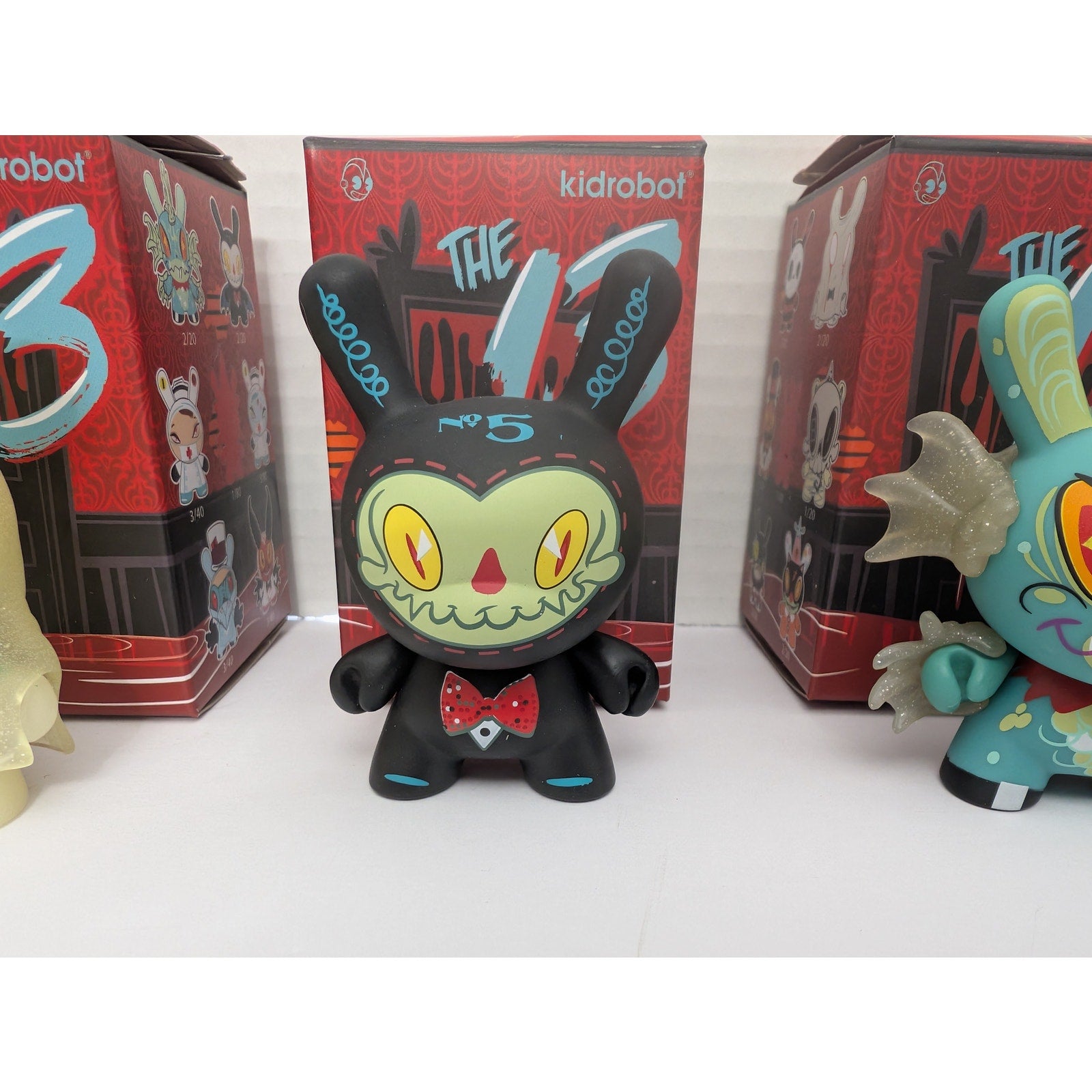 Kidrobot Brandt Peters "The 13" Dunny Series (2015) 5-Figure Collection