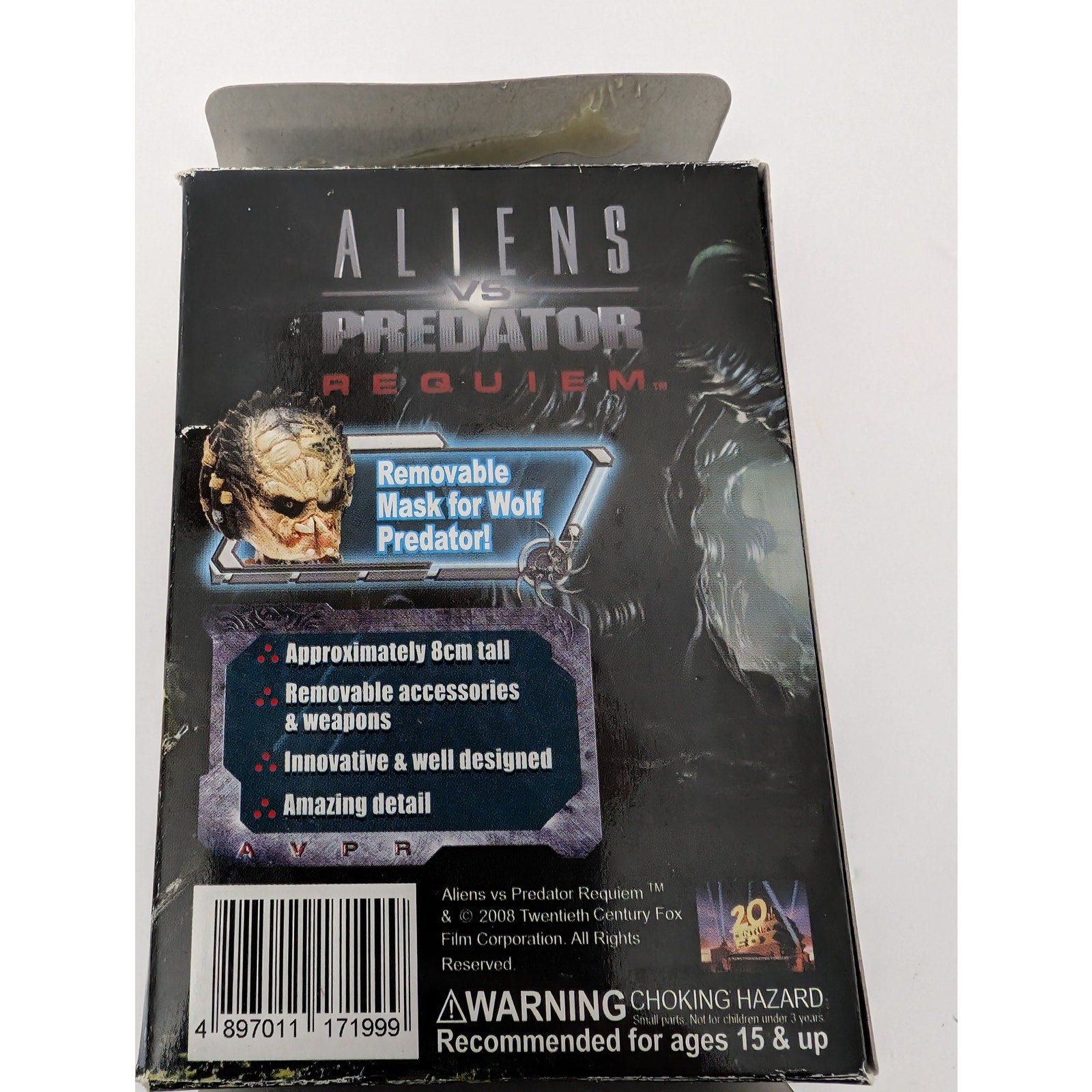 Hot Toys Aliens vs. Predator Requiem Mini Cosbaby Figure Lot 2008 Rare