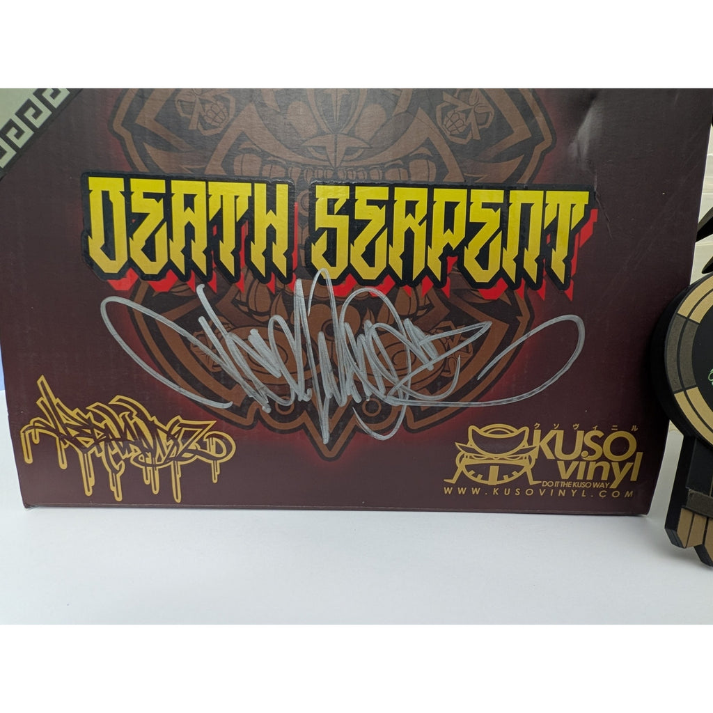 Signed Jesse Hernandez X Hydro74 Death Serpent Ghost Edition Glow in the Dark Vinyl Figure