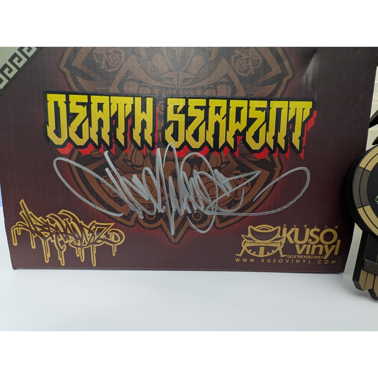 Signed Jesse Hernandez X Hydro74 Death Serpent Ghost Edition Glow in the Dark Vinyl Figure