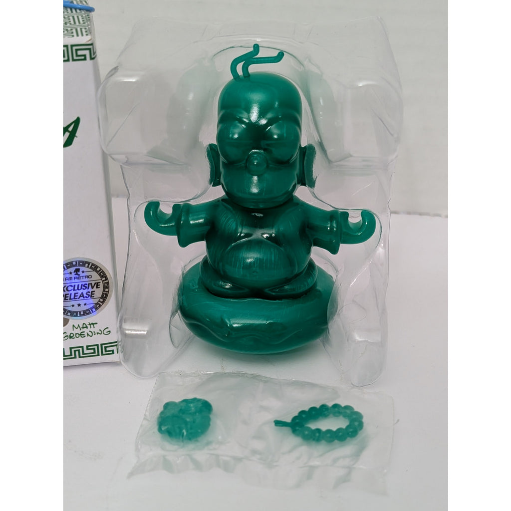 Kidrobot The Simpsons Jade Colorway Homer Buddha I Am Retro Exclusive 2017