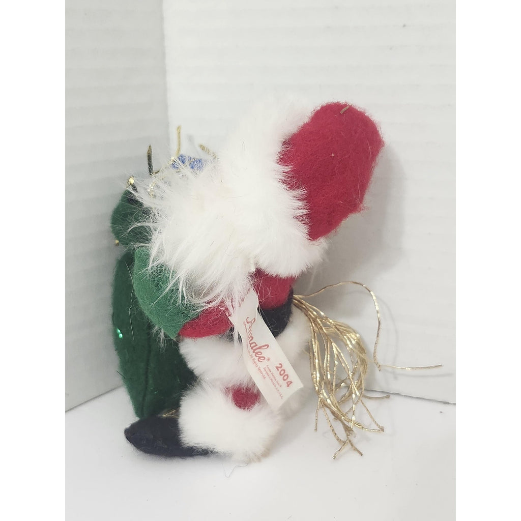 Vintage 2004 Annalee Christmas Santa Claus Doll with Present Toy Sack