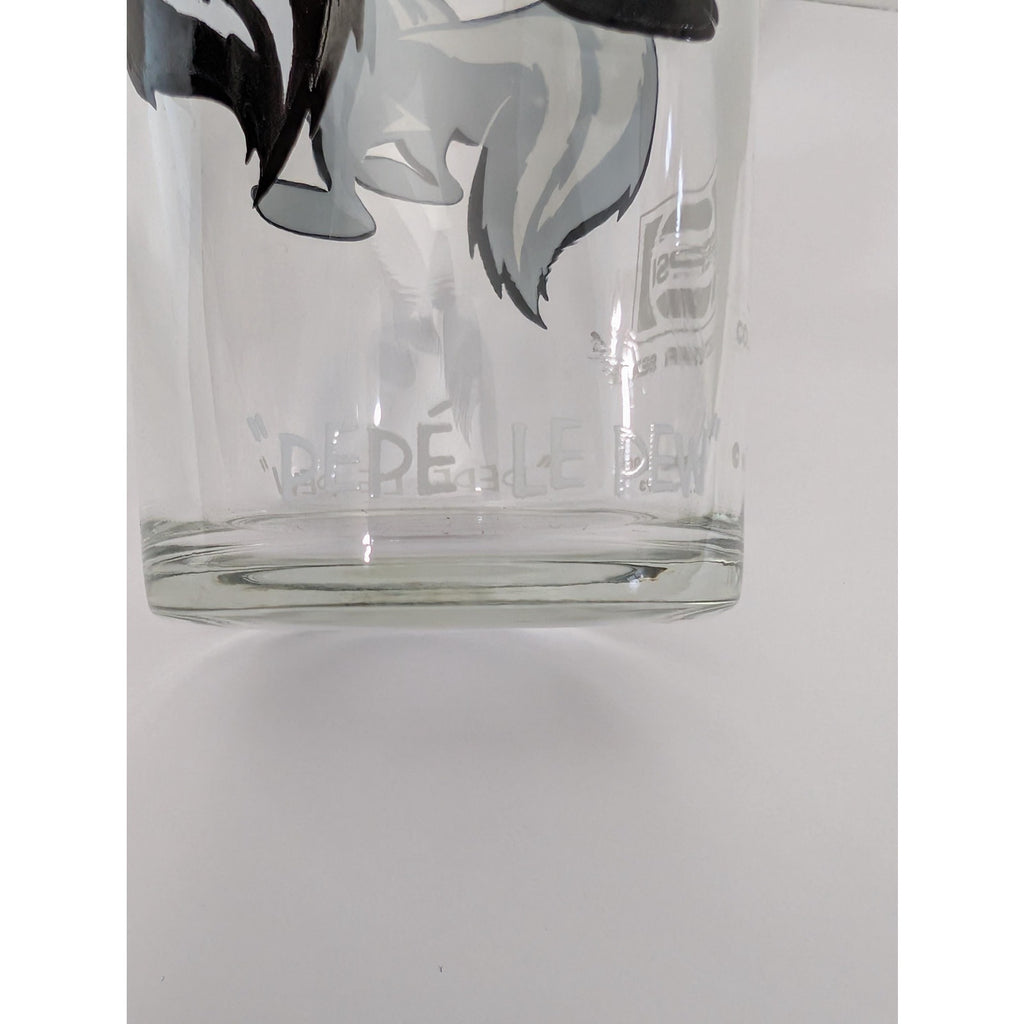Set of 6 Vintage 1973 Pepsi Collector Series Pepe Le Pew Glass Set Looney Tunes Warner Bros