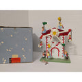 Vintage Reuge Swiss Movement Wooden Musical Ferris Wheel Coin Bank Sing A Song Of Six Pence With Box