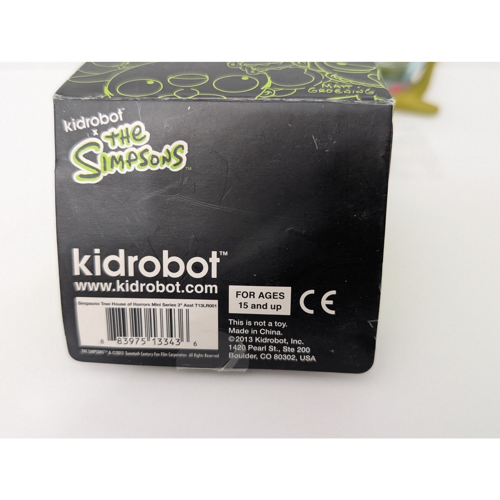 Kidrobot The Simpsons Treehouse of Horror Kang 3 Inch Vinyl Figure with Box