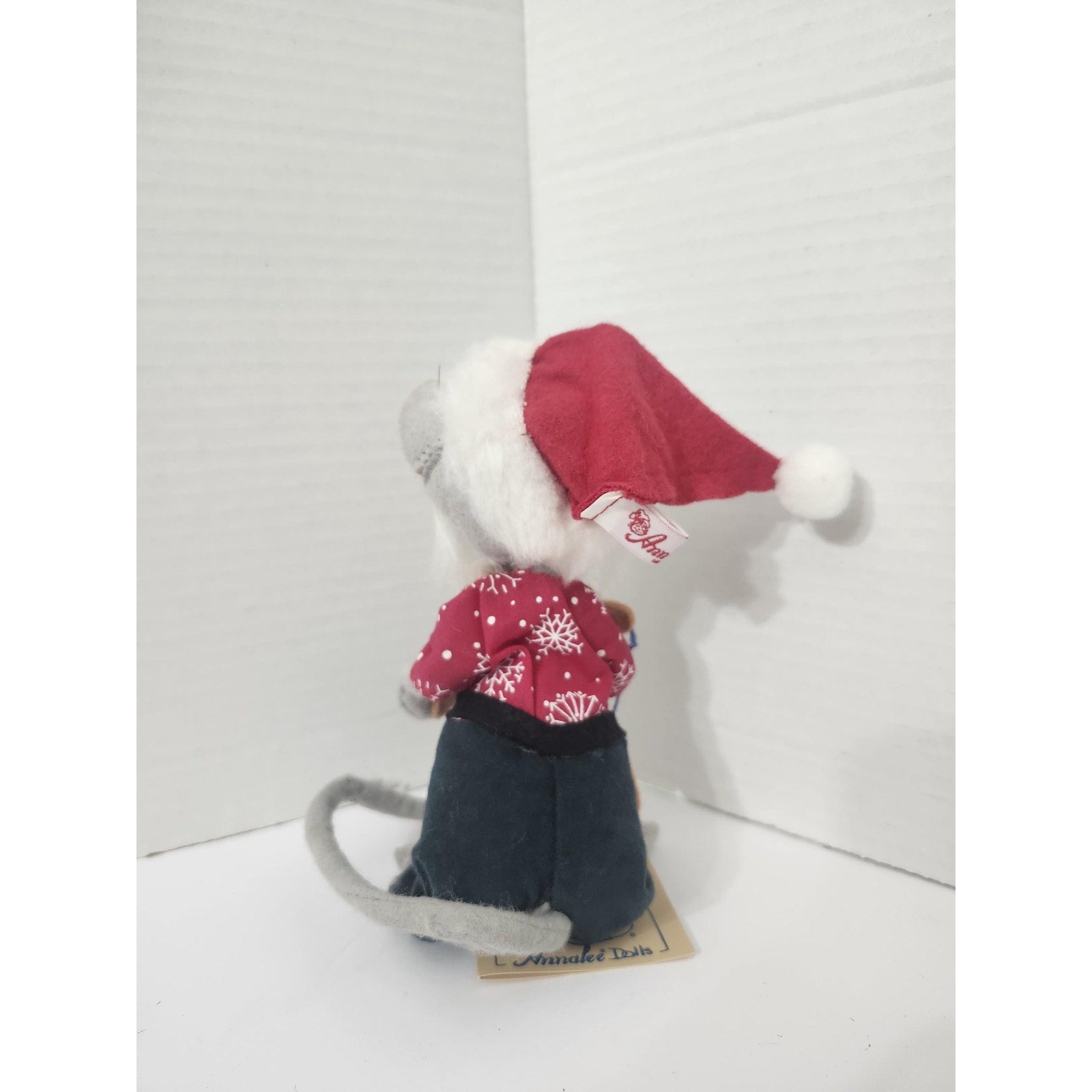 1998 Annalee Mobilitee Christmas Mouse Doll holding Gingerbread Man New with Tag