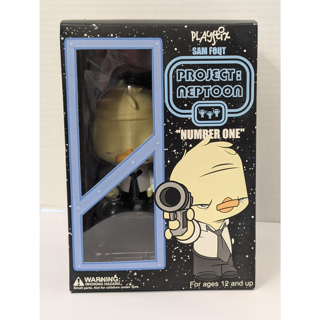 Sam Fout Project Neptoon Number One Duck Vinyl Figure Playstix 2006 Rare