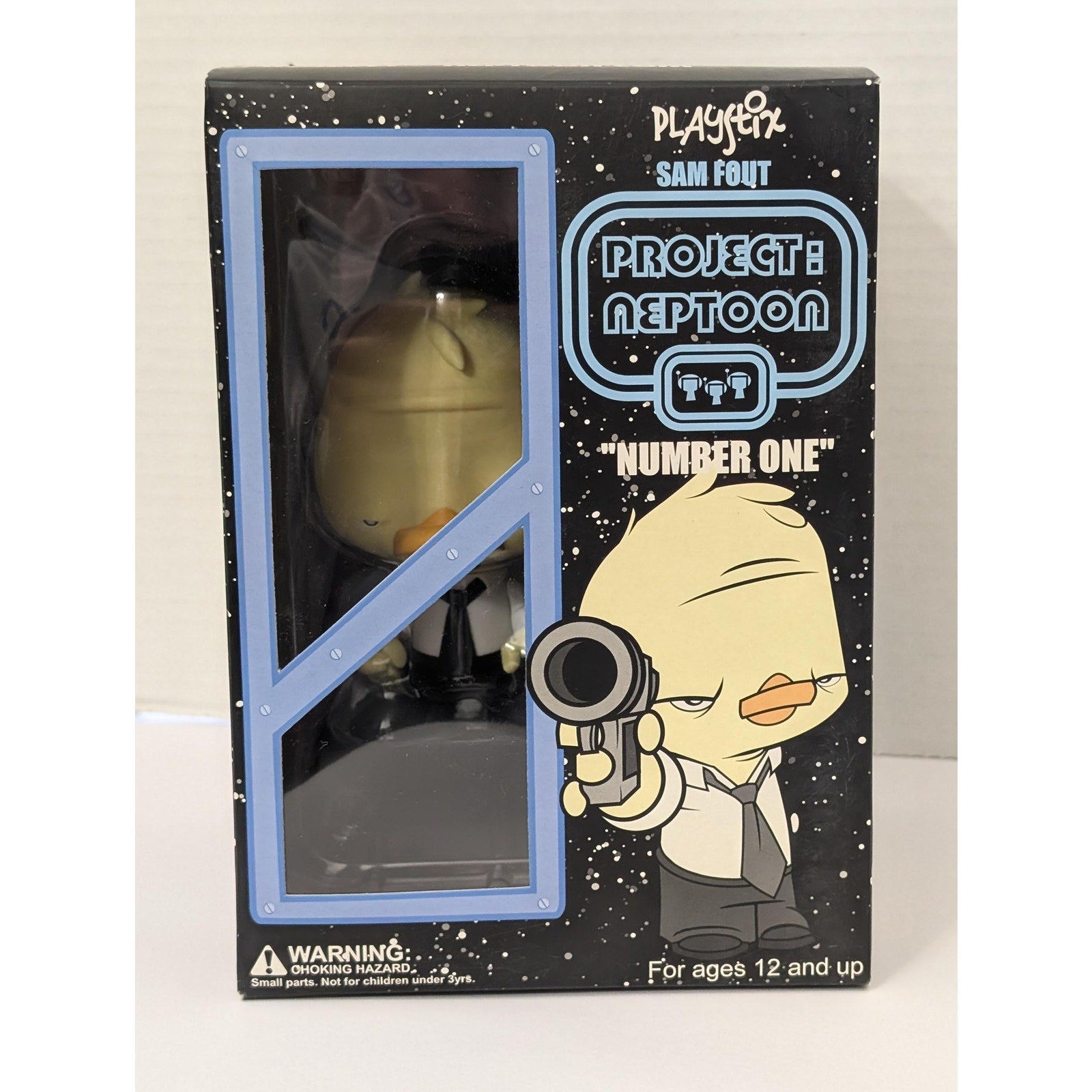 Sam Fout Project Neptoon Number One Duck Vinyl Figure Playstix 2006 Rare