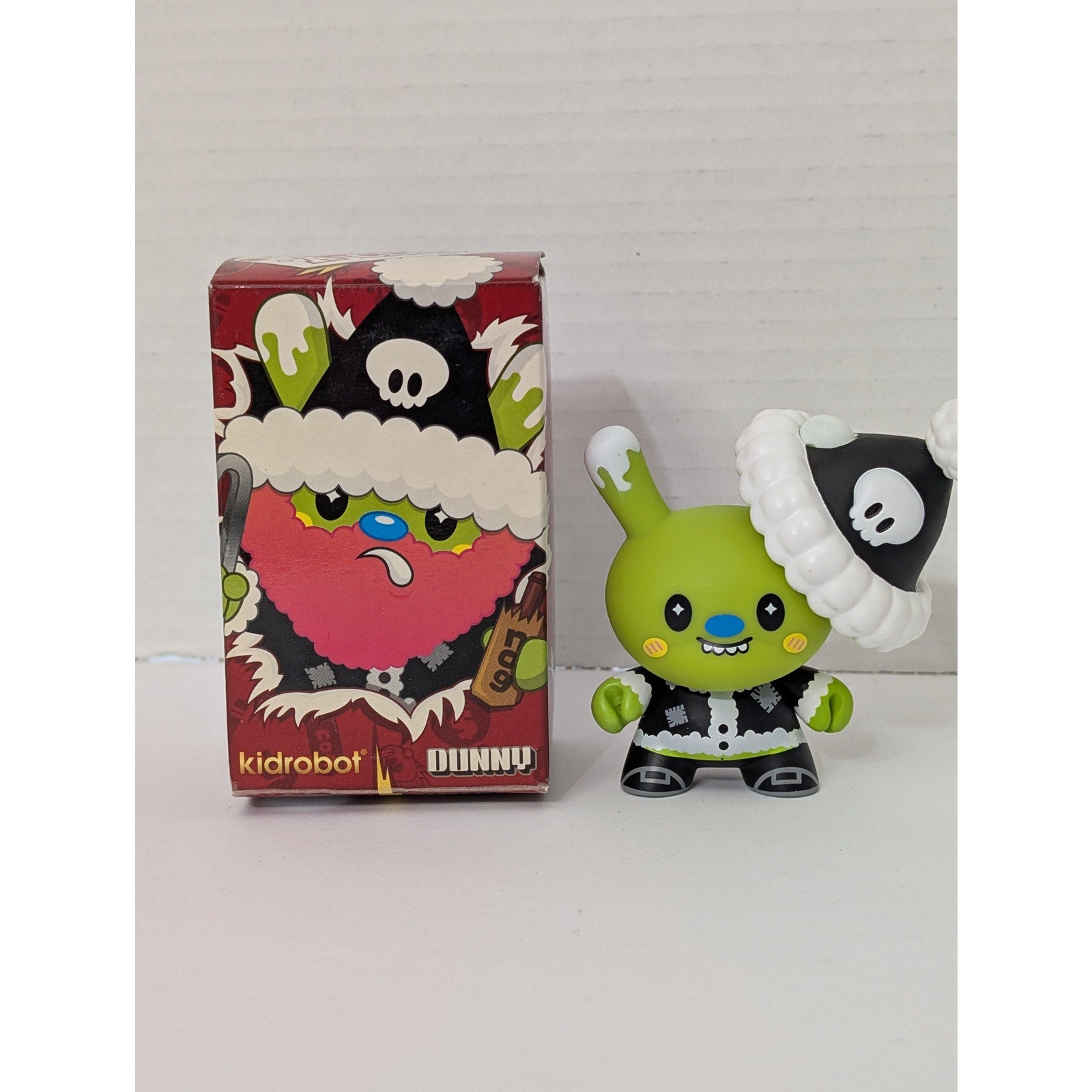 Kidrobot Dunny 2012 Series "Krunk-A-Claus" by Kronk - 3" Vinyl Figure with Box