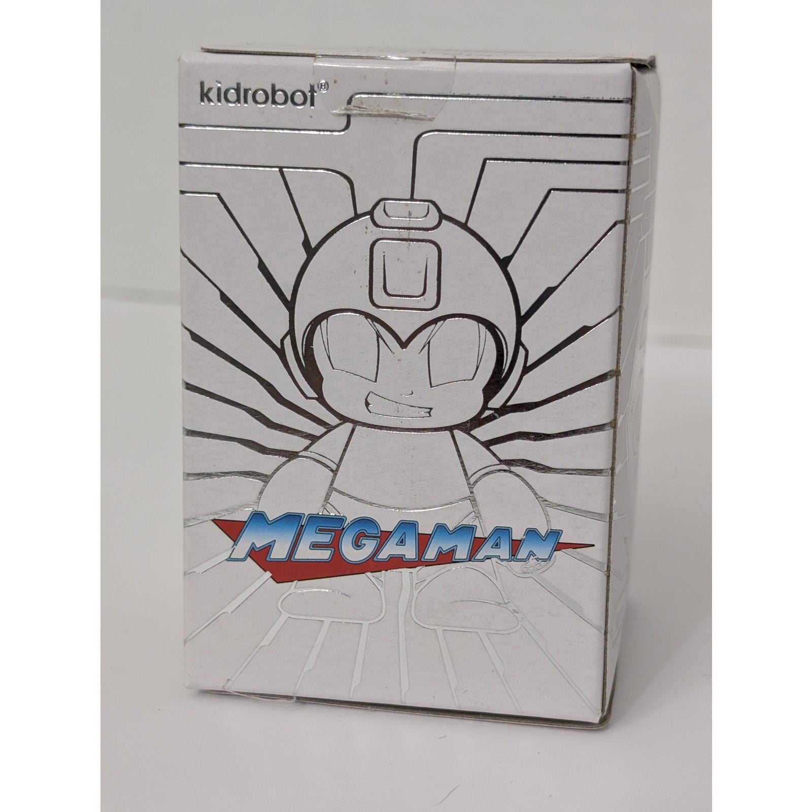 Kidrobot Mega Man 3" Chrome Edition 30th Anniversary NYCC 2018 Figure