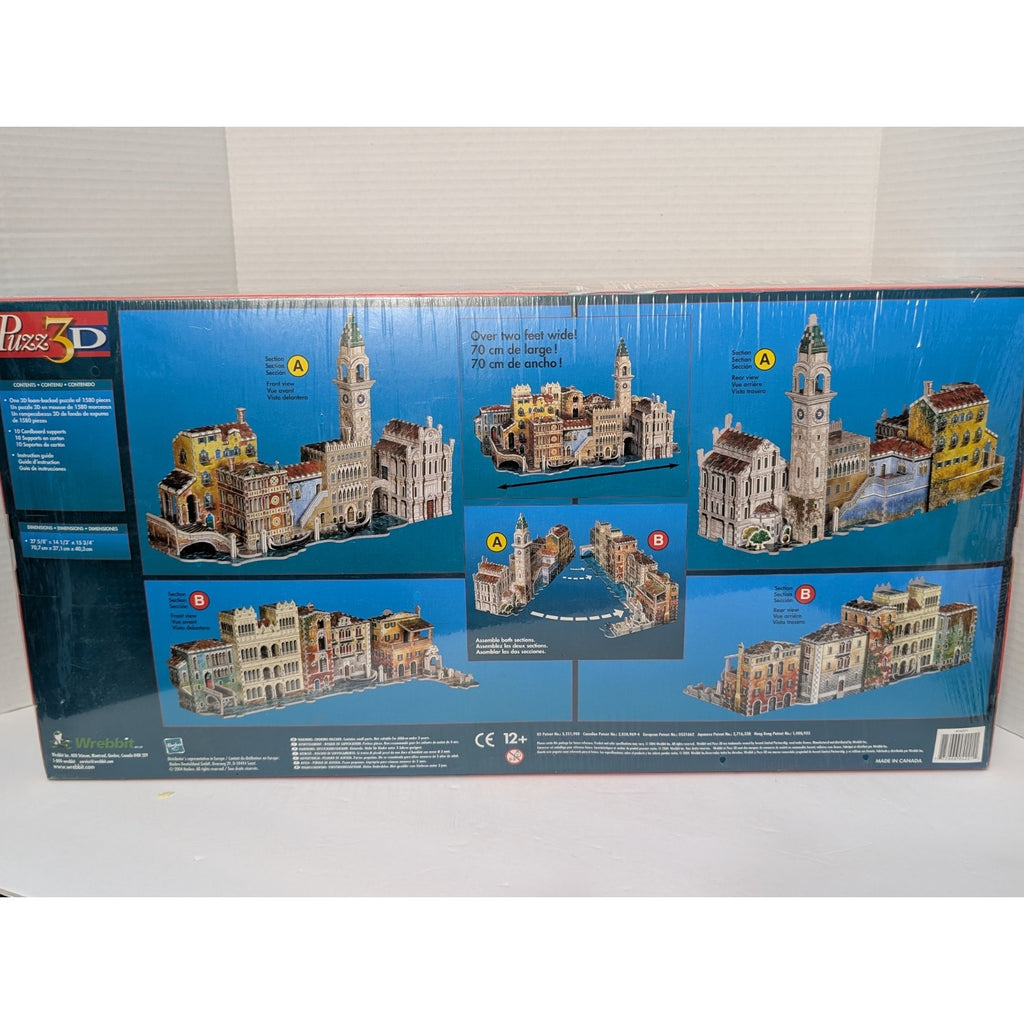 Puzz3D Venice Italy 3D Foam Jigsaw Puzzle 1580 Piece Challenge Wrebbit