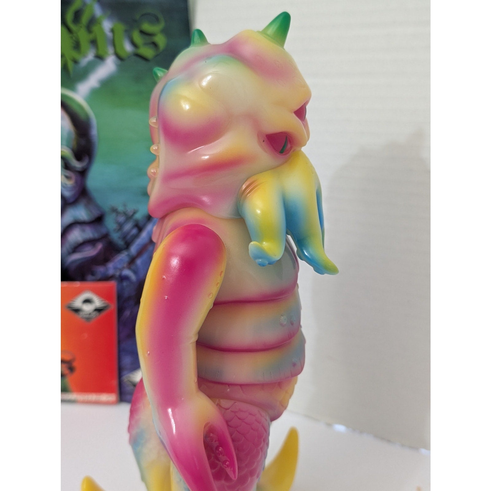 Max Toy Company Mark Nagata Kaiju Tripus 2.0 Rainbow Soft Vinyl Figure Japan