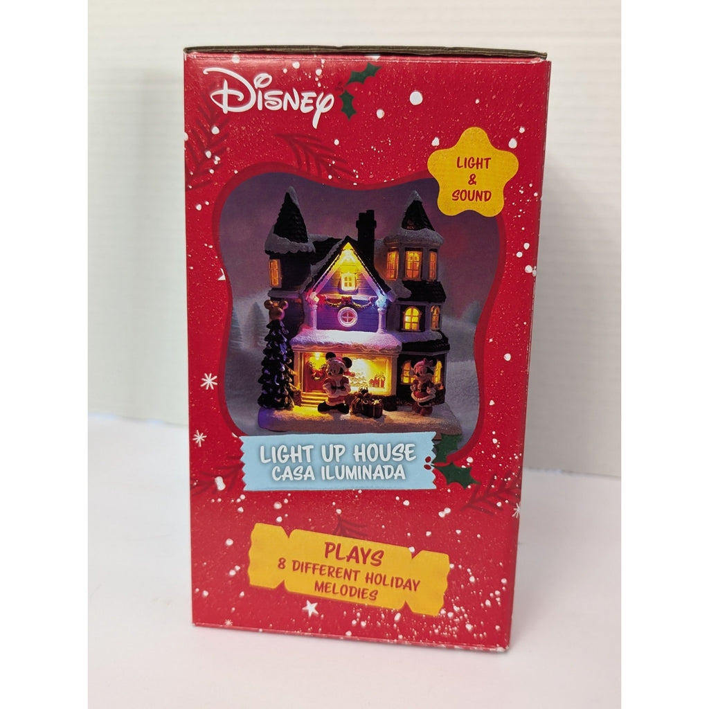 Disney Mickey & Minnie Mouse Light Up House with Christmas Sound & Music