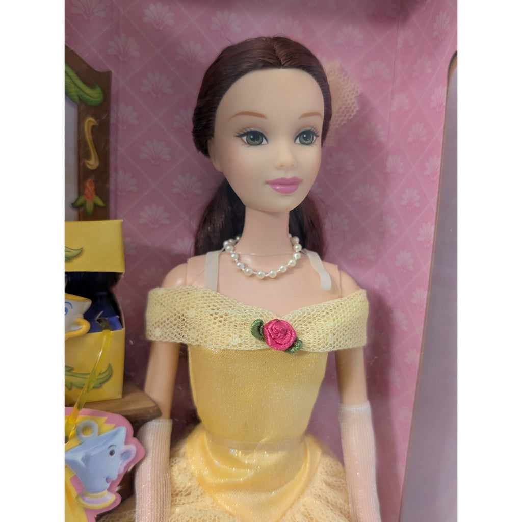 Disney Charming Princess Belle Doll Beauty and the Beast w/ Charms 2003 Mattel