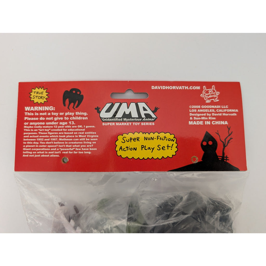 Mothman vs Flatwoods Monster Super Market Toy Series 1 David Horvath UMA Set