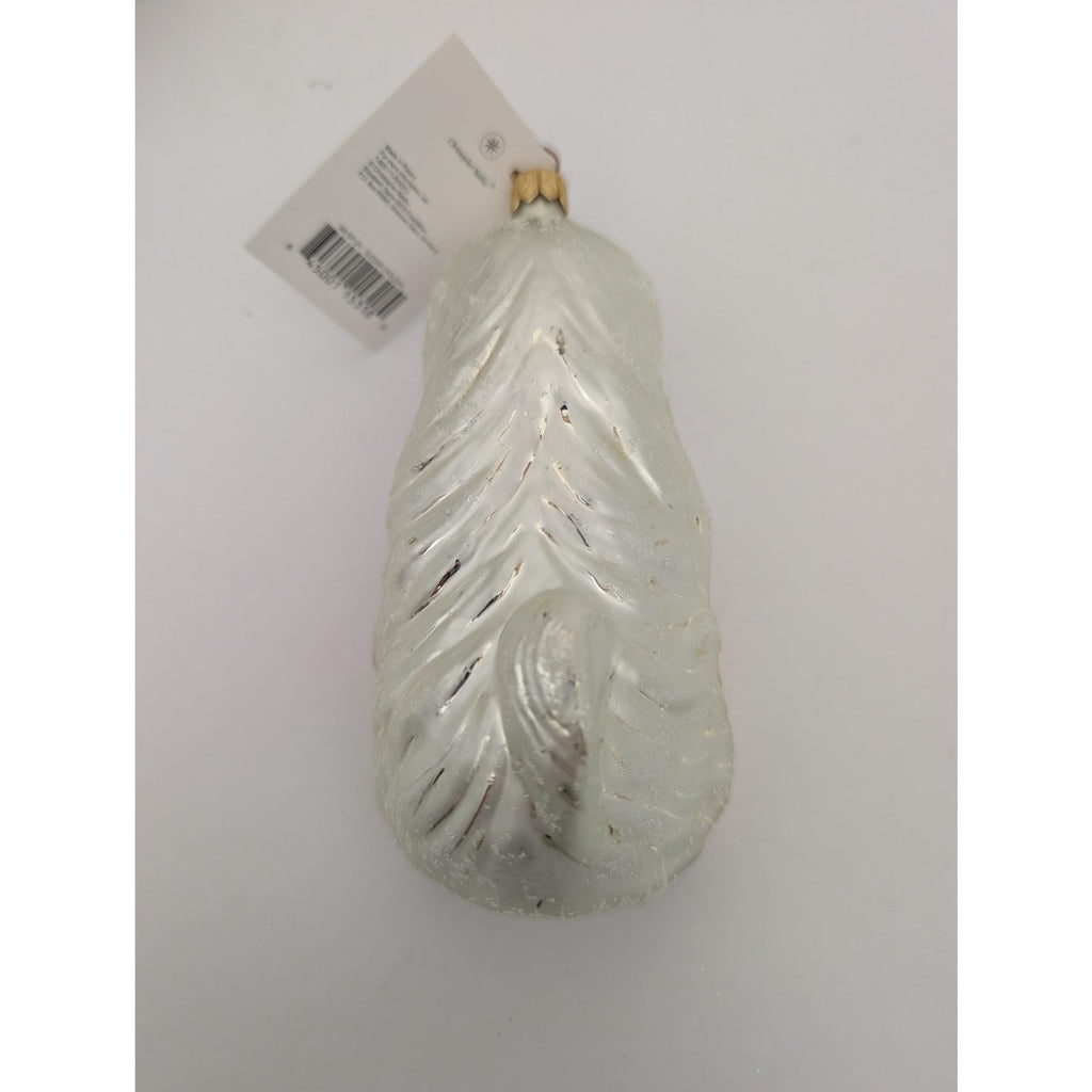 Christopher Radko Sugar Holiday 1998 Elizabeth Taylor AIDS Foundation Maltese Dog Ornament