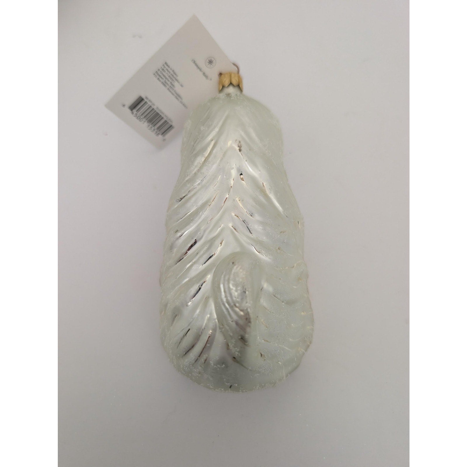 Christopher Radko Sugar Holiday 1998 Elizabeth Taylor AIDS Foundation Maltese Dog Ornament
