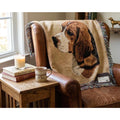 Pure Country Weavers Beagle Lap Square Cotton Woven Throw Blanket Robert May Dog