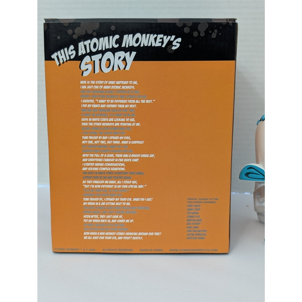 Atomic Monkey 2010 FrankenMonkey White & Blue Vinyl Figure Roberto Jauregui