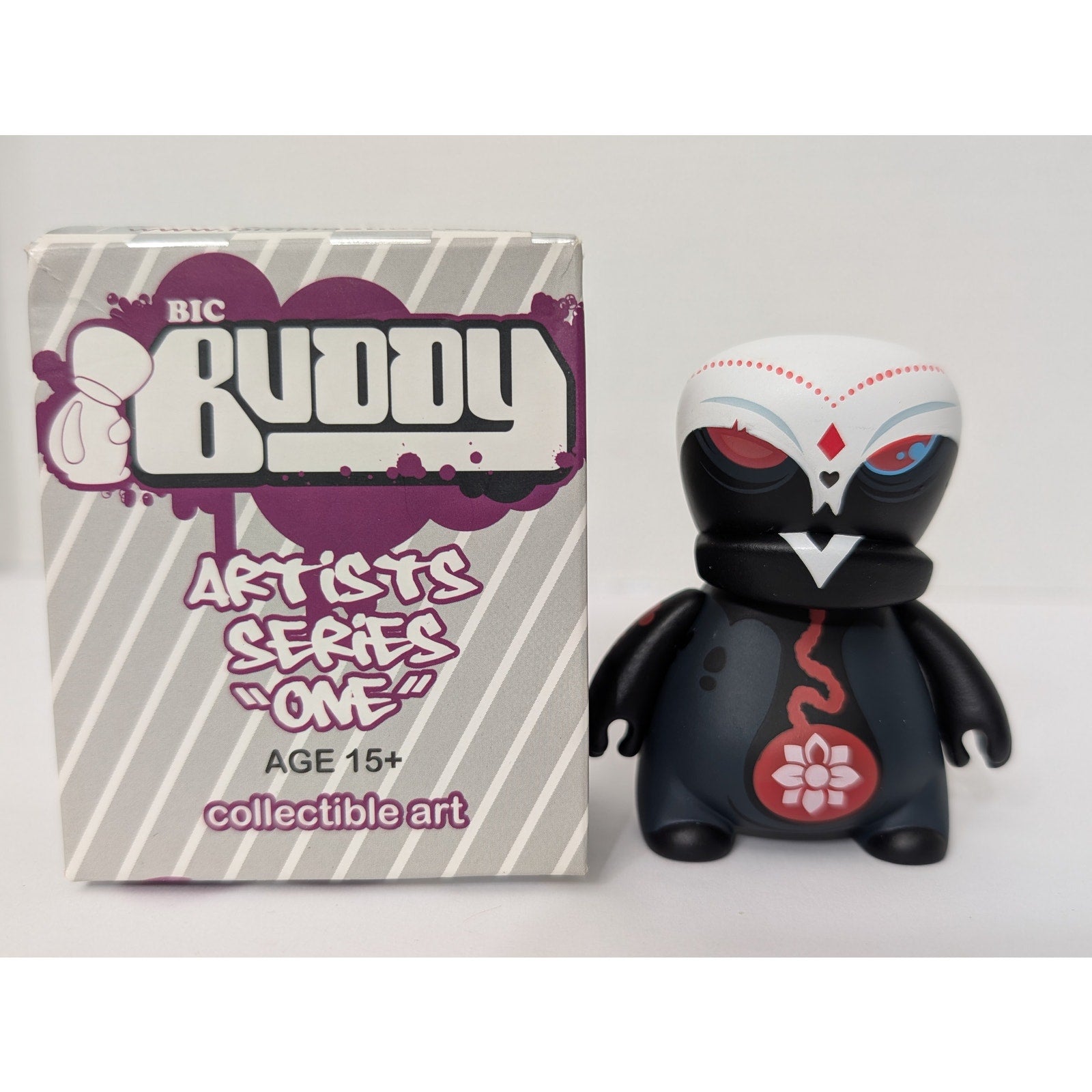Bic Buddy Artists Series 1 Andrew Bell "The Giver" Vinyl Figure 2009 Boxed