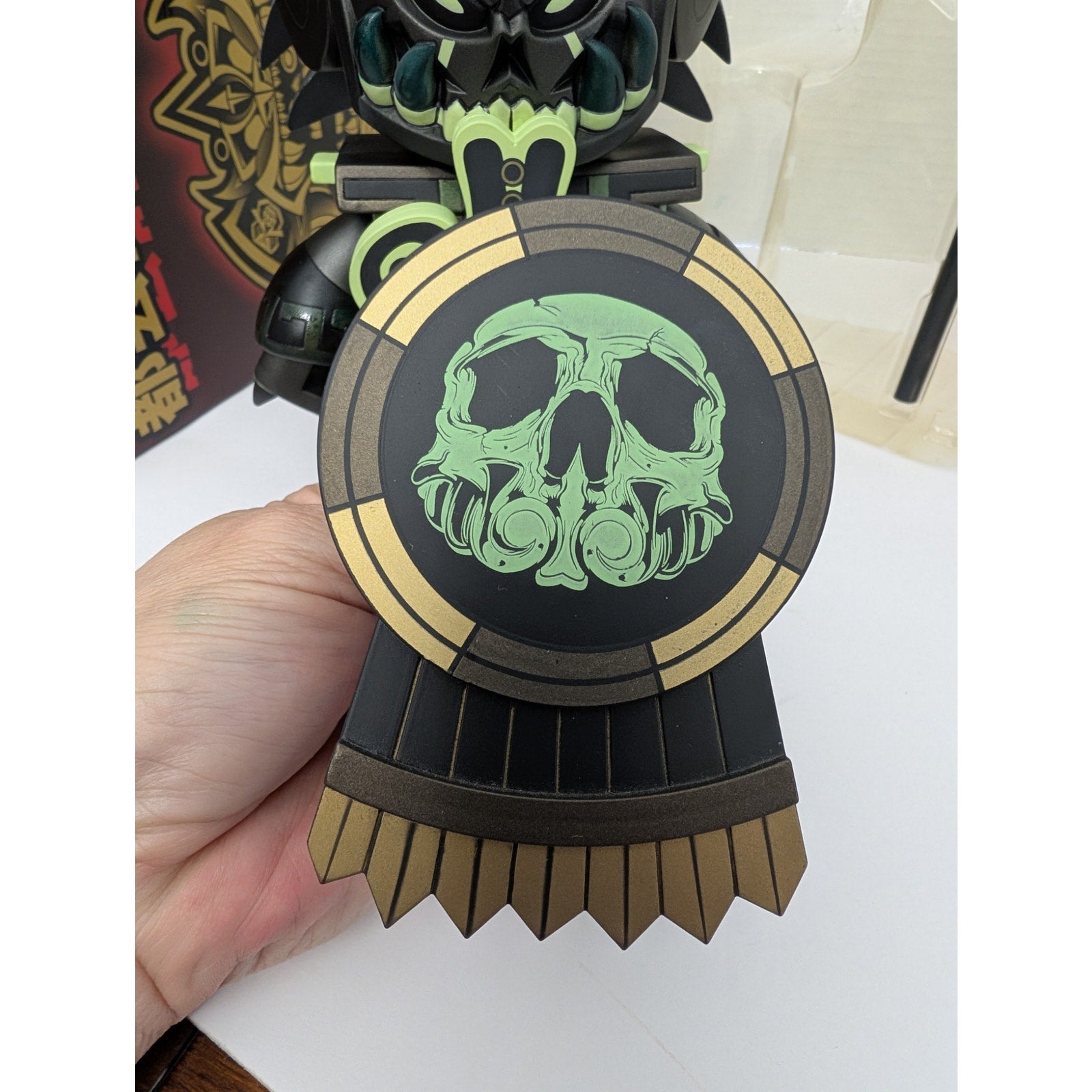 Signed Jesse Hernandez X Hydro74 Death Serpent Ghost Edition Glow in the Dark Vinyl Figure