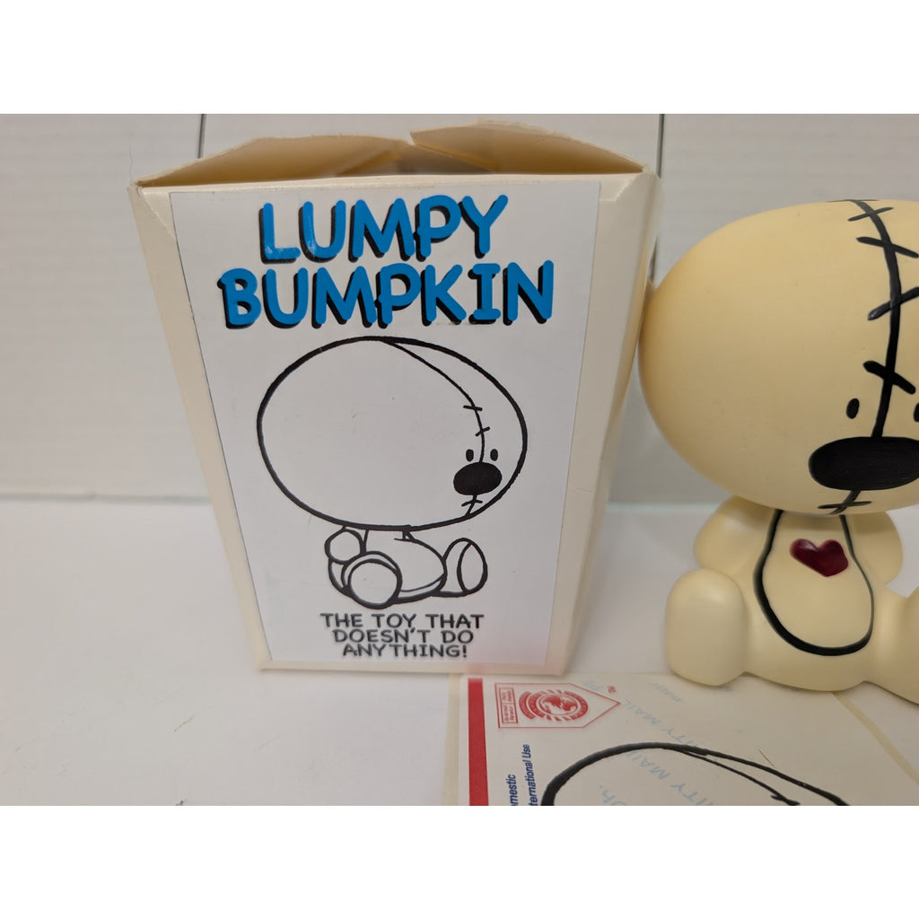 Lumpy Bumpkin Designer Vinyl Toy Kidlew 2008 Signed with Original Box and Sticker