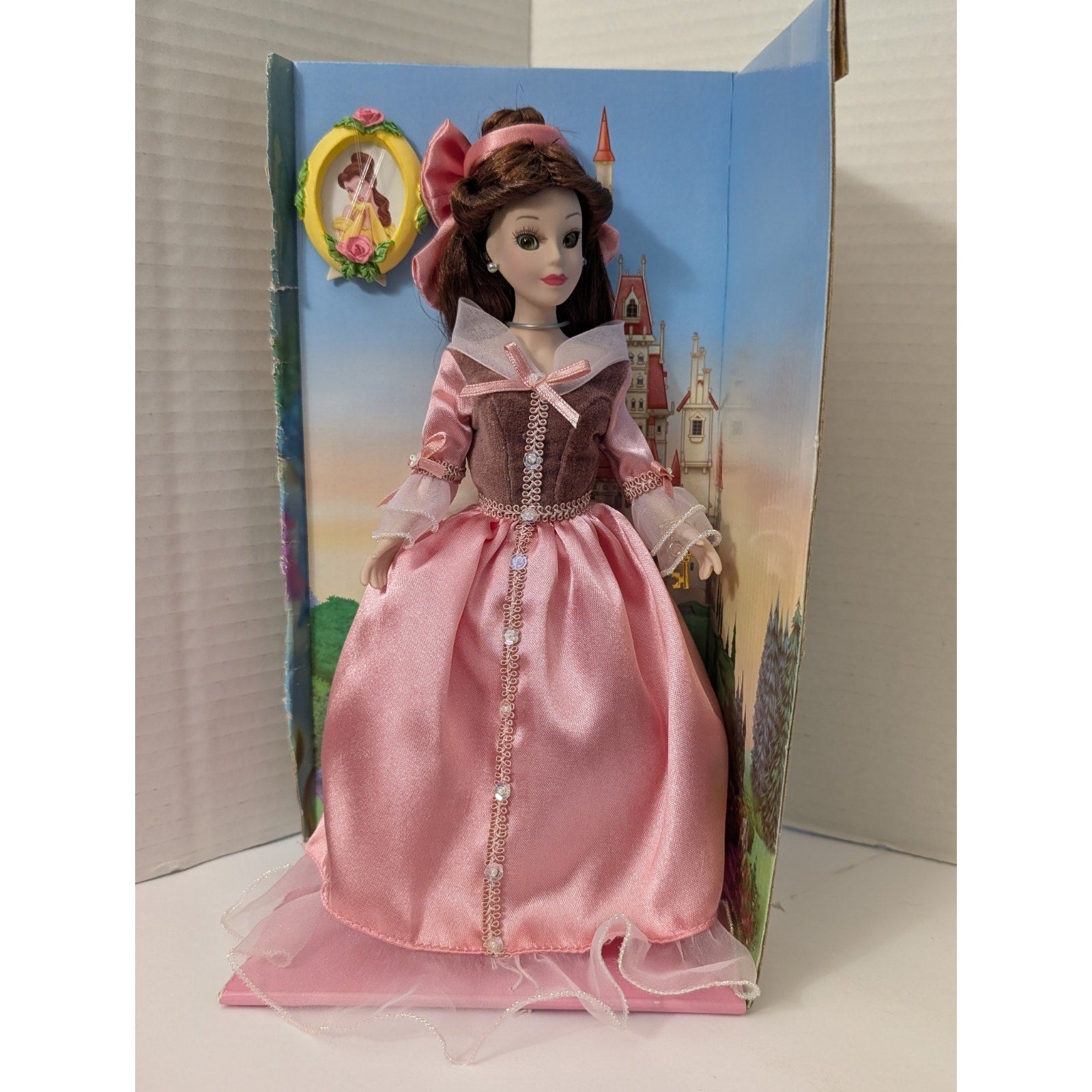 Disney Princess Belle Beauty and the Beast Pink Satin Gown Special Edition Doll