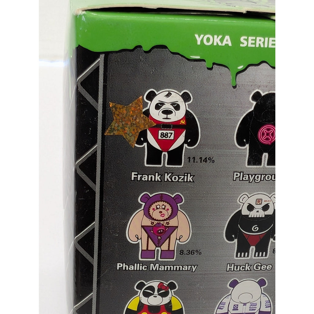 Adfunture Yoka Series 1 Frank Kozik Signed Panda Vinyl Figure 2008 Rare