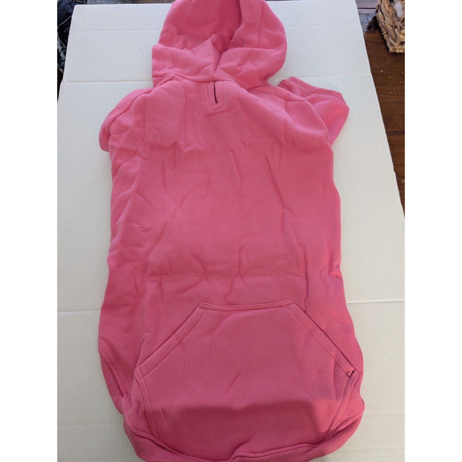 Dog Days Dog Hoodie Sweatshirt XXL Pink Fleece Pet Clothes Dog Pouch Pocket XXL