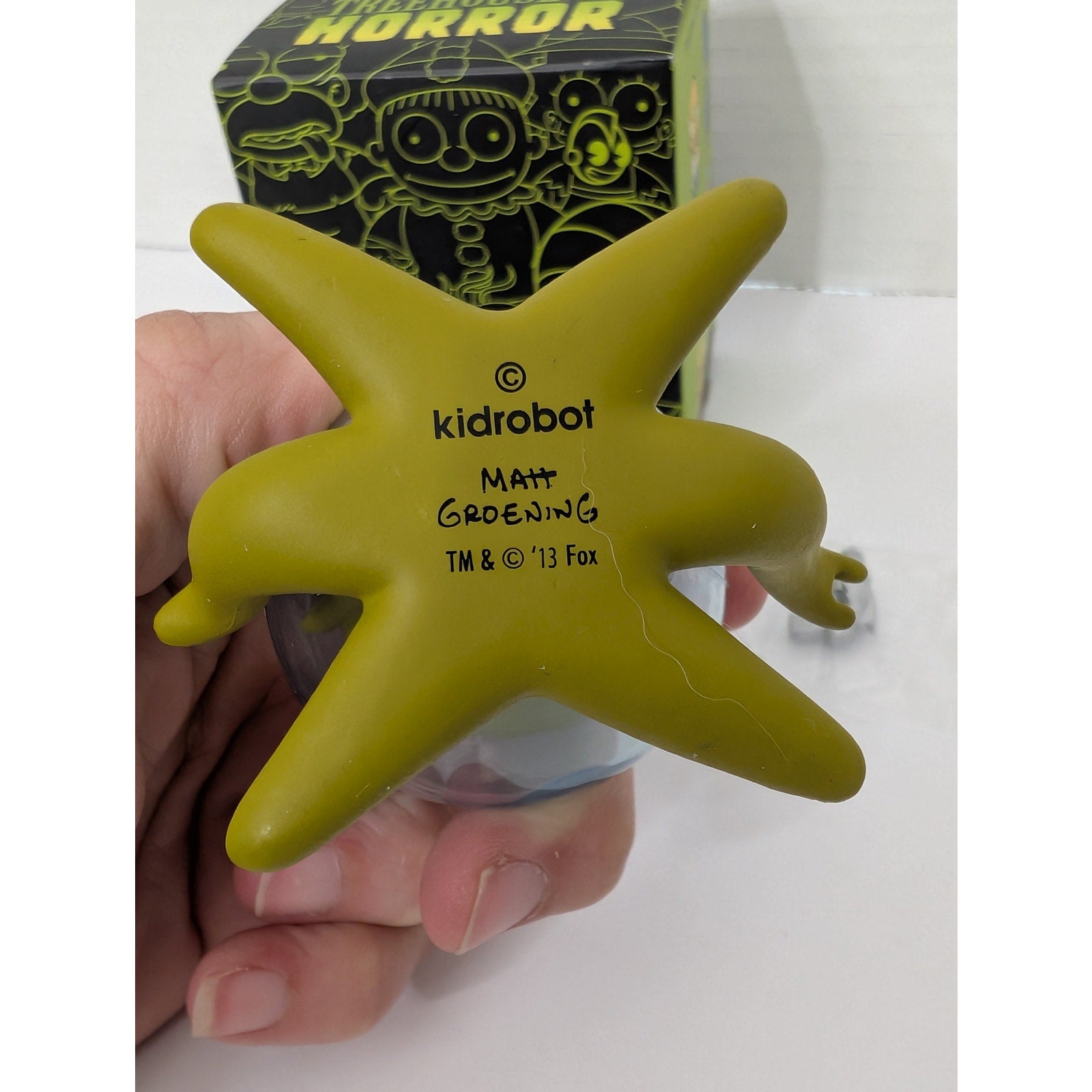 Kidrobot The Simpsons Treehouse of Horror Kang 3 Inch Vinyl Figure with Box