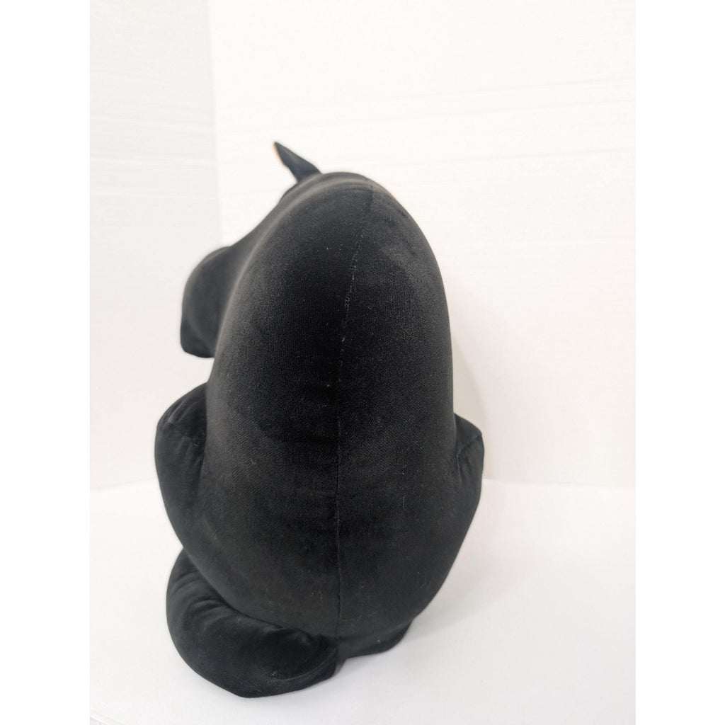 Vintage 1979 Jamie M. Greenebaum Black Velveteen Cat Lady Slipper Designs