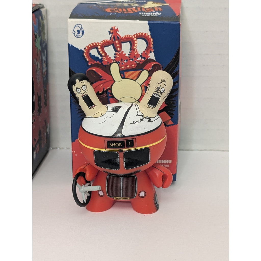 Kidrobot UK Dunny Series 2008 Vinyl Figure Lot of 5 with Original Boxes