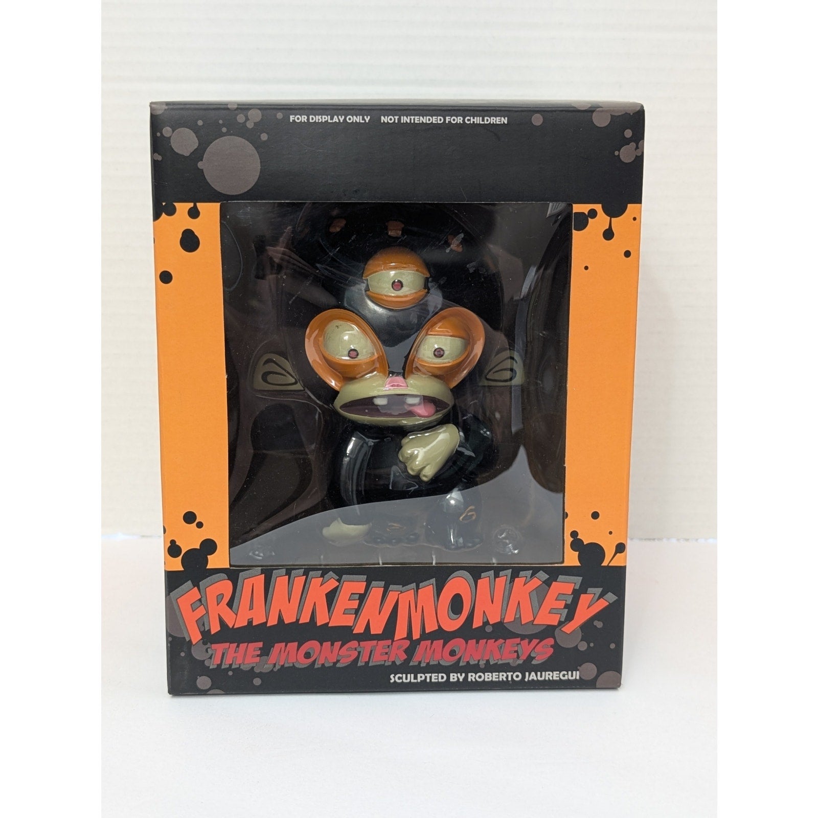 Atomic Monkey 2010 FrankenMonkey Black & Orange Vinyl Figure Roberto Jauregui