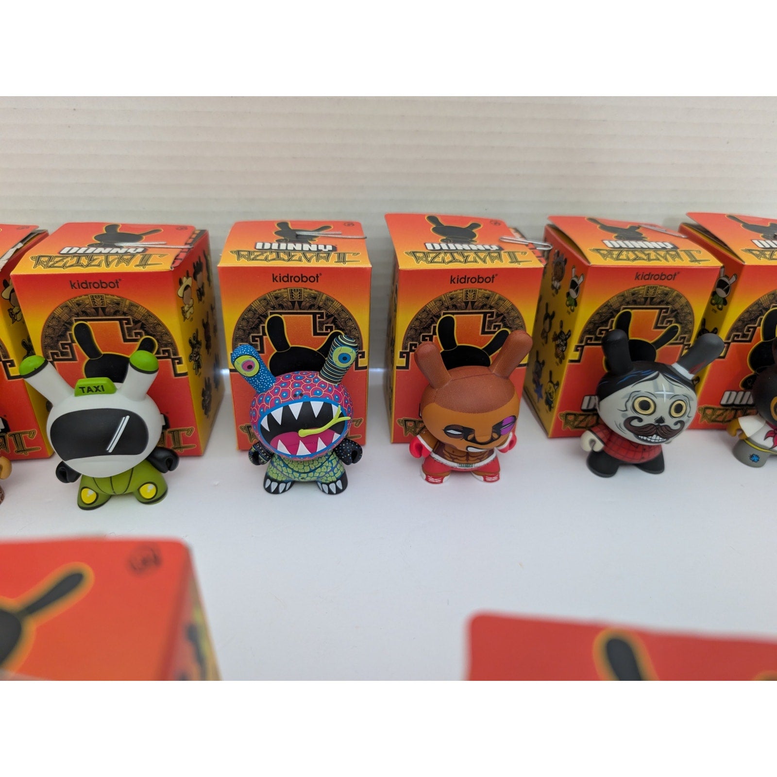 Kidrobot Azteca II Dunny Lot of 11 Rare Vinyl Figures Jesse Hernandez Series