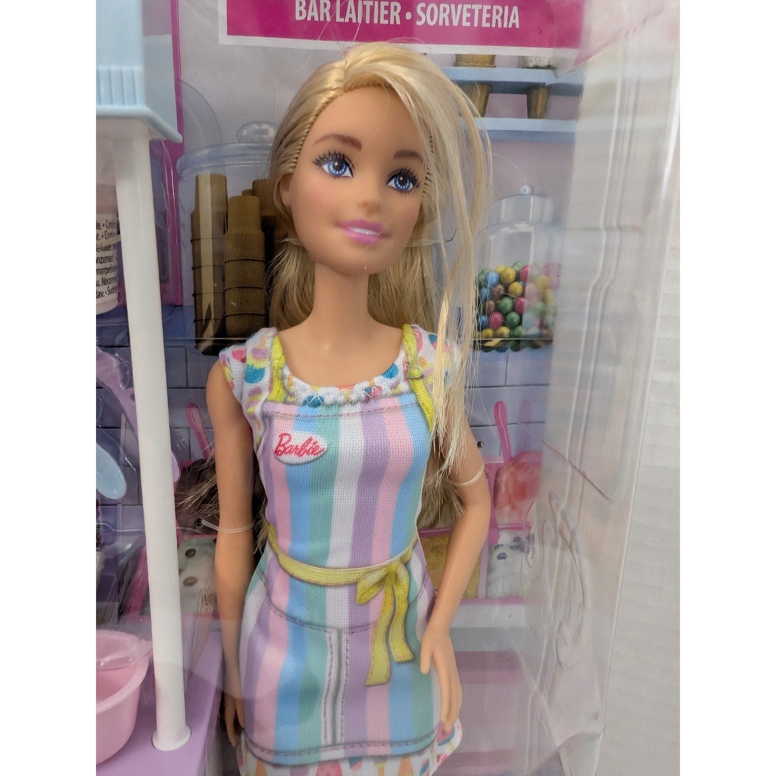2021 Barbie You Can Be Anything Ice Cream Shop Playset Barbie Doll New
