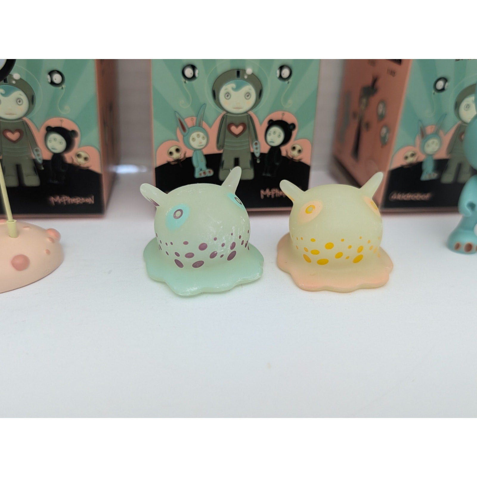 Kidrobot Tara McPherson Gamma Mutant Space Friends Lot of 6 Vinyl Figures with Boxes