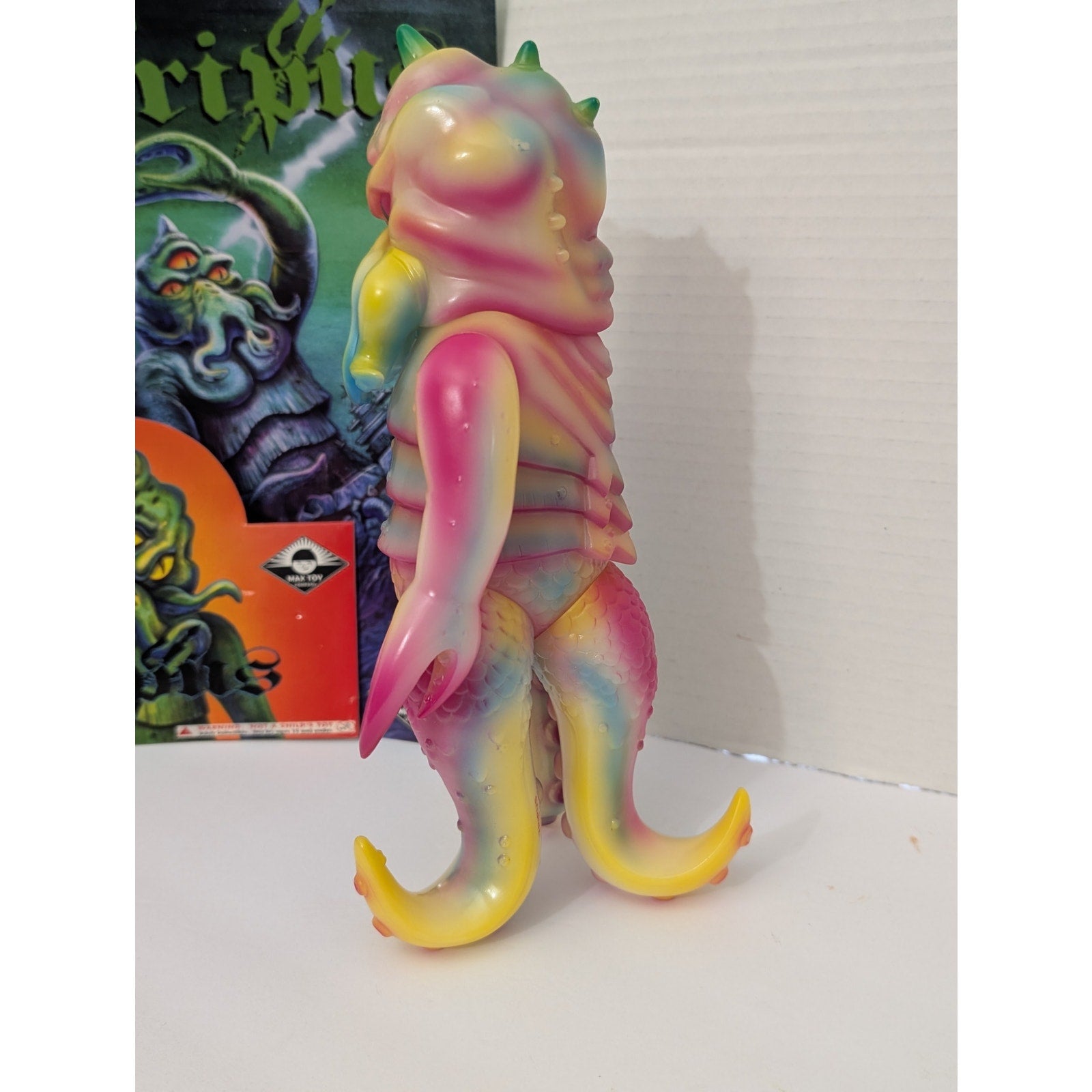Max Toy Company Mark Nagata Kaiju Tripus 2.0 Rainbow Soft Vinyl Figure Japan