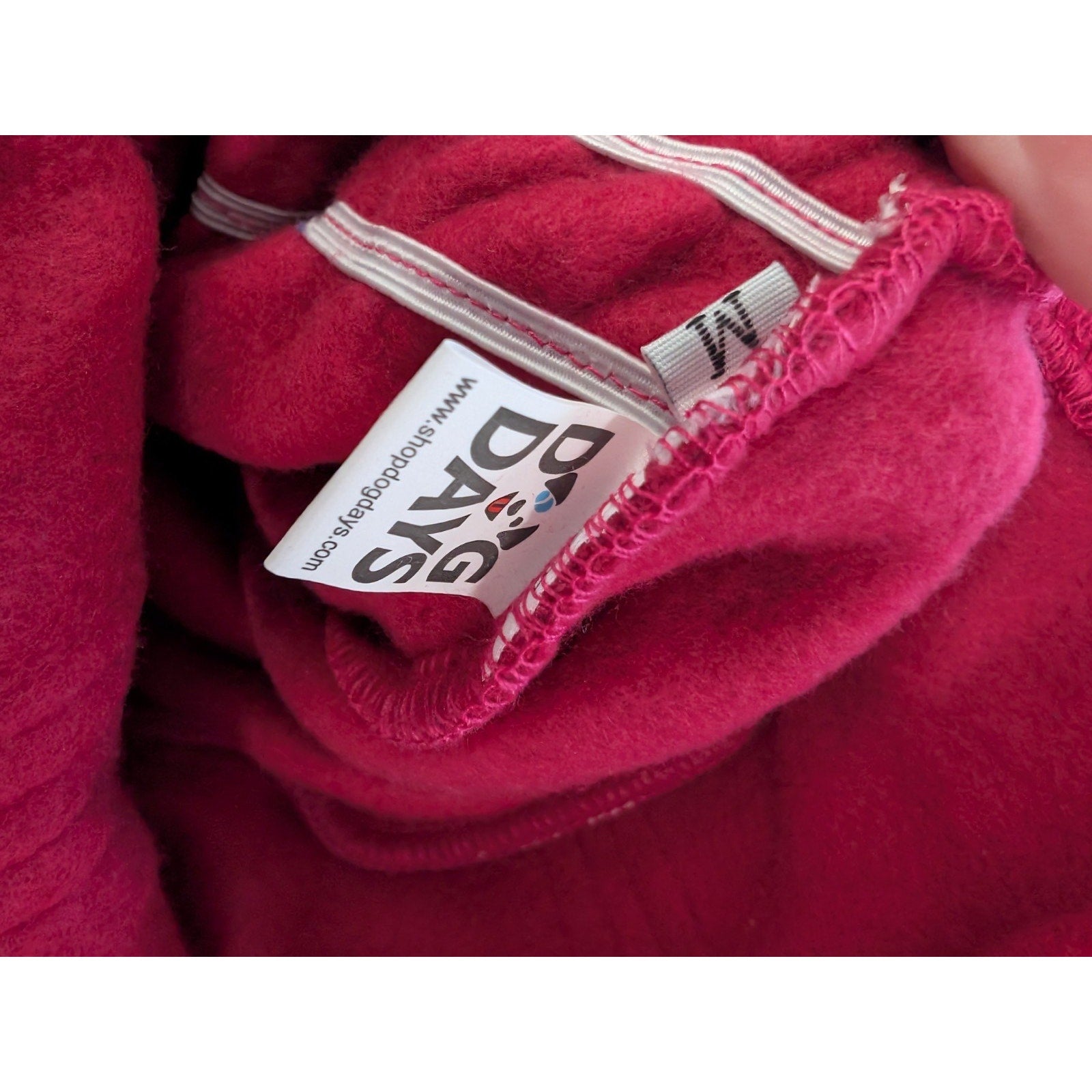 Dog Days Dog Tracksuit Medium Pink Magenta Pet Sweatsuit Hoodie Fleece New