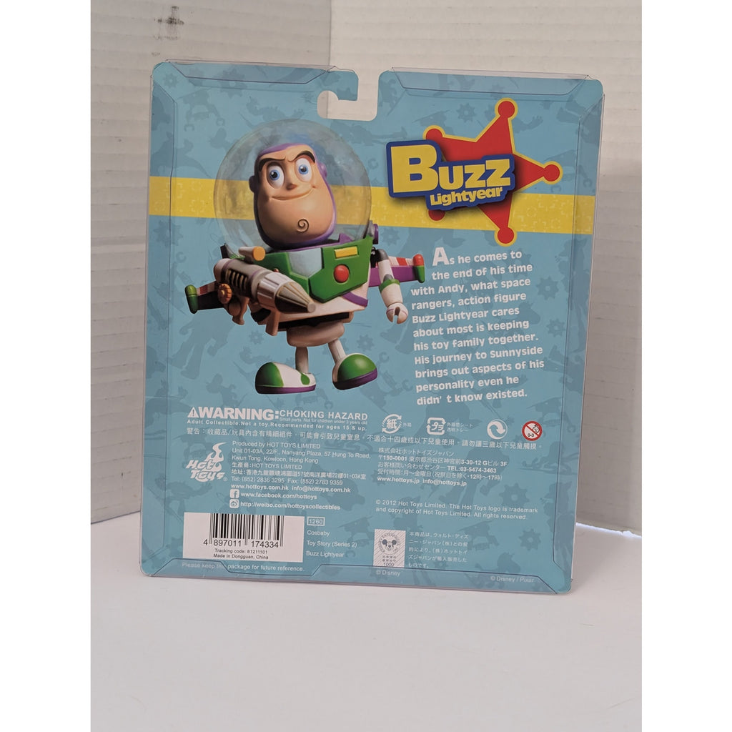 Hot Toys Toy Story Buzz Lightyear Cosbaby Series 2 Vinyl Figure Disney 2012
