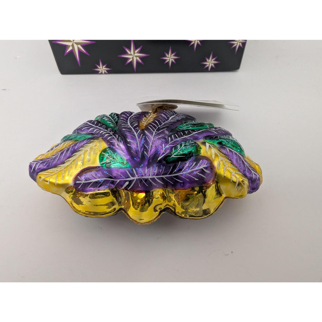 Christopher Radko Mask Mystique 2002 Mardi Gras Glass Ornament Boxed 1010016
