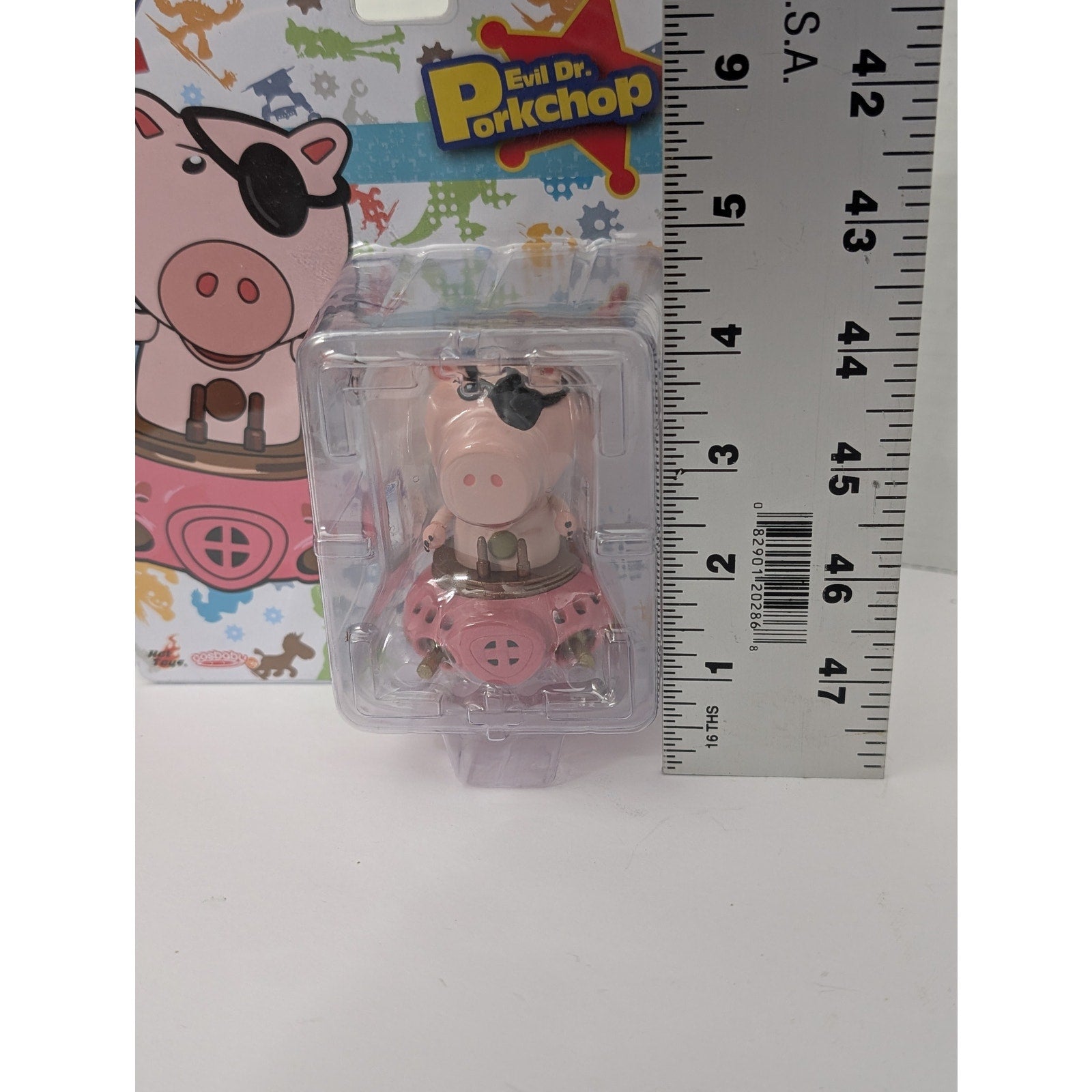 Hot Toys Toy Story Evil Dr. Porkchop Cosbaby Vinyl Figure Disney Pixar 2012