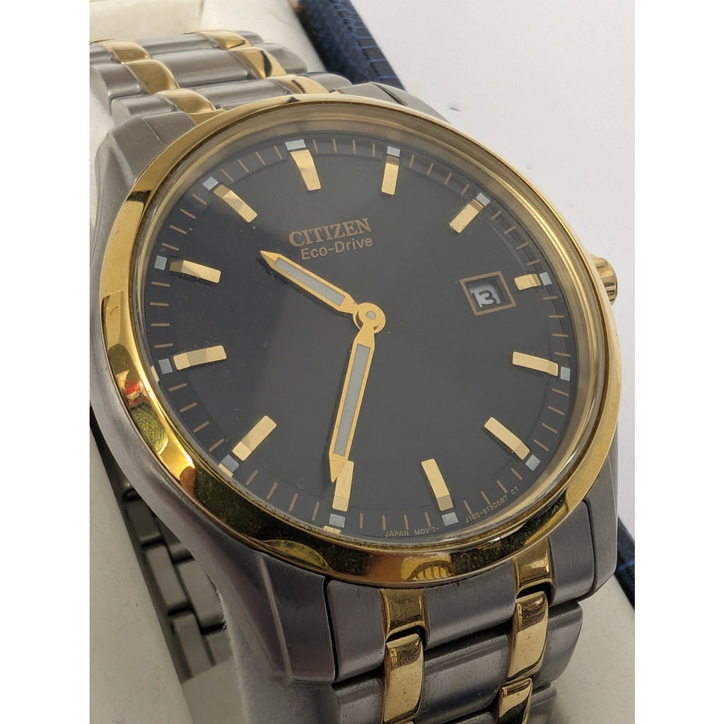 Citizen Eco-Drive Men's Two-Tone Solar Powered Watch  J165-S091241