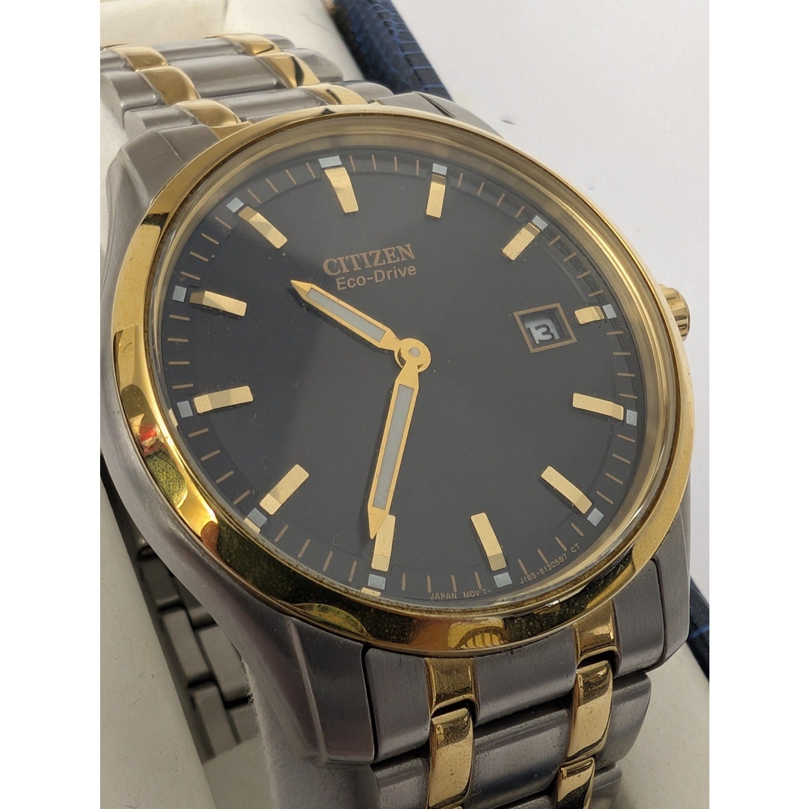 Citizen Eco-Drive Men's Two-Tone Solar Powered Watch  J165-S091241